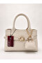 Women's Cream Mini Bag Detailed Hand and Shoulder Bag