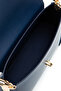 Clamshell Lock Detailed Baguette Women's Shoulder Bag Oslo Navy Blue - 4