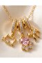 Zircon Stone Detailed Figured Charm Necklace - 2