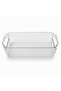 Clear Storage Bin with Handles — 32×15.5 cm | Fridge & Pantry Organizer
