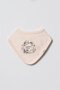 Organic Cotton 3-Piece Newborn Scarf Bib Set - 3