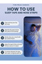 Anti Snoring Mouth Tape and Nasal Strips for Sleeping, 30 Day Supply– Mouth Tape for Adults, Sleep Aid to Promote Nasal Breathing, Improve Oxygen Flow, Skin-Safe & Comfortable - 4