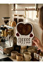 Red Heart Coffee Bean Coffee Design Kitchen Towel – Stylish, Convenient, and Decorative Towel with Hanger No3