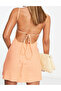 Rochie scurta, Portocaliu - 2