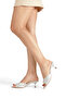 Women's Pointed Toe Thin Heeled Sandals Slippers - 2