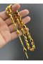 Red Enameled Heavy Gold Simulated Metal Prayer Beads Gift for Men - 2