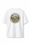 Eazy Unisex Oversize T-Shirt 100% Cotton White Tennis Club Printed T-Shirt - 5