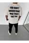 Men's Printed T-Shirt Short Sleeve Crew Neck Regular Fit Comfortable Fit Casual T-Shirt - White Mariposa - 3