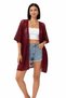 Women's Lace Look Mesh Kimono Pareo Cardigan