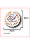 Premium Eid Mubarak Mix Stickers 4x4cm – A4 Sheet Half Cut Die Cut Labels (24 Stickers) - 5