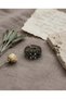 Bronze Vintage Women's Ring Authentic Copper Jewelry Green Zircon Worked Strip Model Adjustable - 3