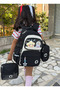Girl's 3-Piece Primary School Bag Set with Lunch Box - 3