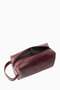 Genuine Leather Unisex Handbag 8415 - Claret Red - 3