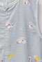 Muslin Wide Strap Baby Kids Sleeping Bag 100% Cotton Natural 0.5 Tog - 4