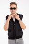 Men's Middle Age and Above Knitwear Knitted Acrylic Winter Dad Buttoned Vest 2062-Black