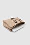 15" Twill Textured Technical Fabric Laptop Bag Milky Brown - 6