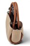 Mink, Tulip Model, Scarf, Puppy, Cross Strap, Women's Hand and Shoulder Bag - 7