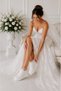 High Wedge Heel Sparkling Wedding Dress Evening Dress Sneakers 6 cm
