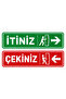 Push & Pull Door Directional Sign – 30X10 cm - 4