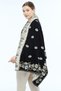 Papatya Model Black-Bone-Camel Knitwear Shoulder Shawl, Knitwear Shawl, Shawl, Women, Young, Mother Shawl, 75X180 cm - 3