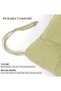 Quilted Canvas Chair Pads, Pack of 4, Soft Seat Cushion Pads for Dining Chairs, 40x40 cm, Beige - 5