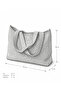 Soft Textured Knitwear Hand and Shoulder Bag - 4