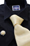 Black Double Cuff Slim Fit Shirt with Beige Tie, Cufflinks, and Handkerchief in a 4-Piece Gift Box Set - 6