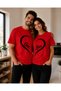 Unisex Oversize T-Shirt One Love Printed 100% Cotton T-Shirt Comfortable Fit (Single Item Price)