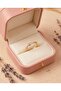 Knotera Inlaid Zircon Stone Curved Adjustable Ring - 4