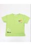 Nk Baby Boy Short Sleeve T-Shirt with Print Detail 9 Months 4 Years Green
