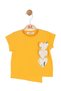 Nk girl's heart detail t-shirt, 12 months - 4 years, yellow