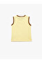 Cotton Sleeveless Crew Neck Printed Singlet - 4