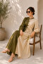 - Olive Dual Tone Maxi Dress - 4