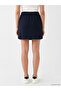 Nevavm Skirt with Elastic Waist and Difference in Hem - 4