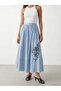 Vizyon New Season Elastic Waist Floral Flared Skirt - 2