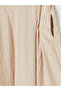 Original Elastic Waist Striped Pleated Skirt - 8