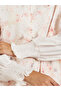 Cream Floral Print Top and Maxi Skirt Set Co-ords - 3