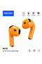 Air-6 TWS Bluetooth Earbuds with Charging Case Built-in Speaker, Touch Control and HD Microphone Compatible With Android Mobiles and Tablets Orange - 3