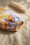 Lemon Patterned Long Sleeve Baby Bib - Waterproof, Pocketed, and Stain-Resistant Functional Blouse Bib - 2