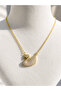 Swan Model Zircon Stone Steel Women's Necklace Does Not Tarnish - Gift for Lover - 4