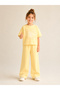 Softt Yellow Summer Girls' 100% Cotton Set - 2
