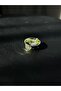Steel Ring with Baguette Stones Gold Silver | Gift Boxed - 2