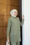 100% Linen Cotton Double Set with Lace Embroidery Detail - 5