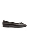 İst S01 Bow Detailed Genuine Leather Flat Sole Ballerinas - 2