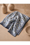 Soft Women's Floral Patterned Scarf Daily Use Soft Textured Scarf - 3