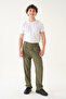 Elastic Waist Pleated Fabric |   Loose Fit Men's Trousers - 5