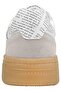 Women's Vegan Leather White Sneakers - The Wise Owl Design - 5