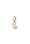 قلادة صغيرة على شكل هلال أبيض
