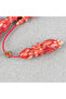 Galalit Egg Cut 8.5X12Mm Prayer Beads - Pearlescent Red - 3