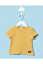 Infant Boys Mustard Jacquard T-shirt